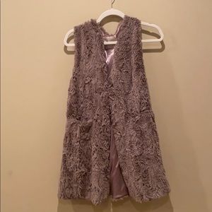 Altar’d State Furry Long Vest